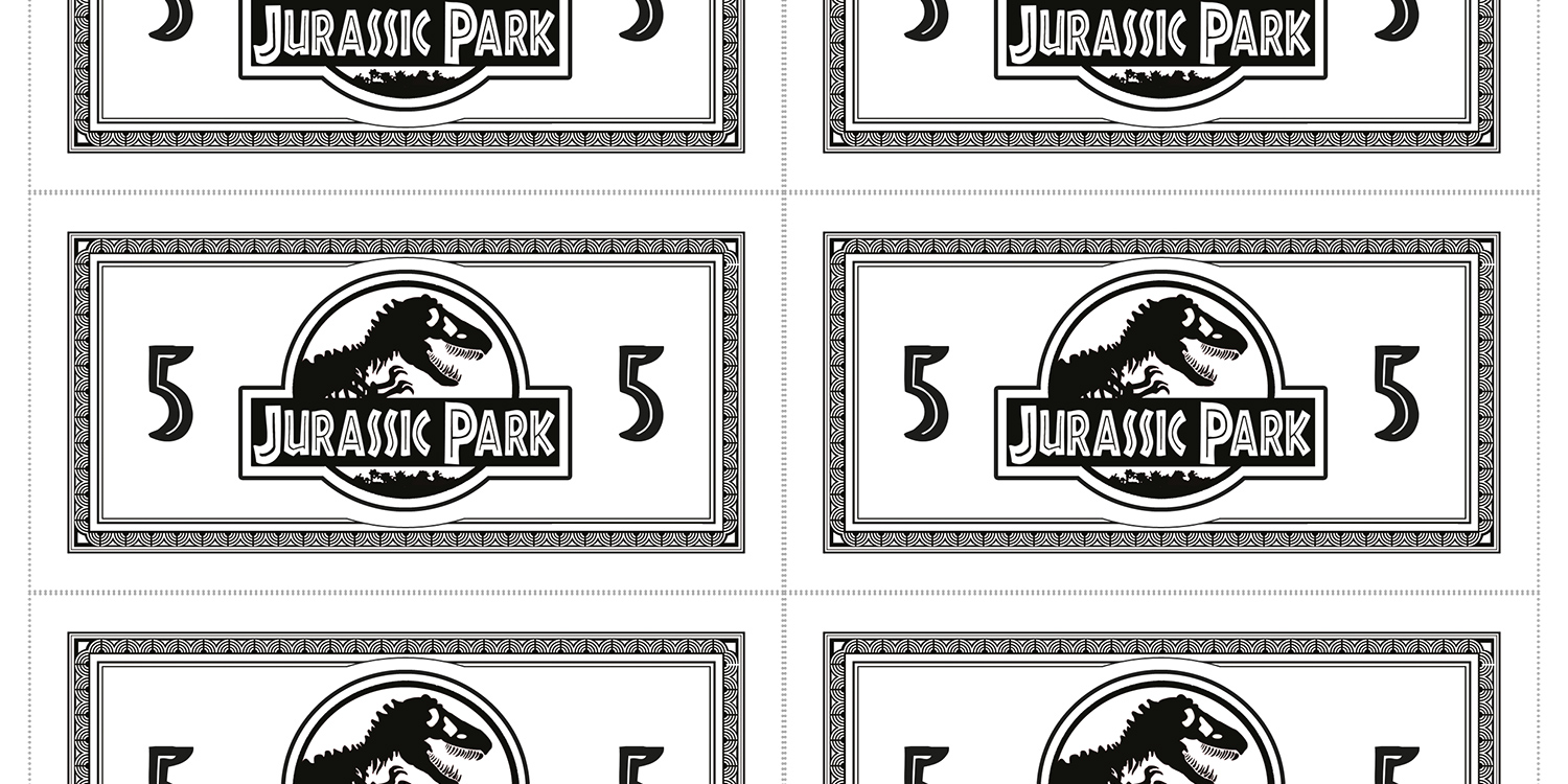 Spielmaterial Jurassic Park Monopoly