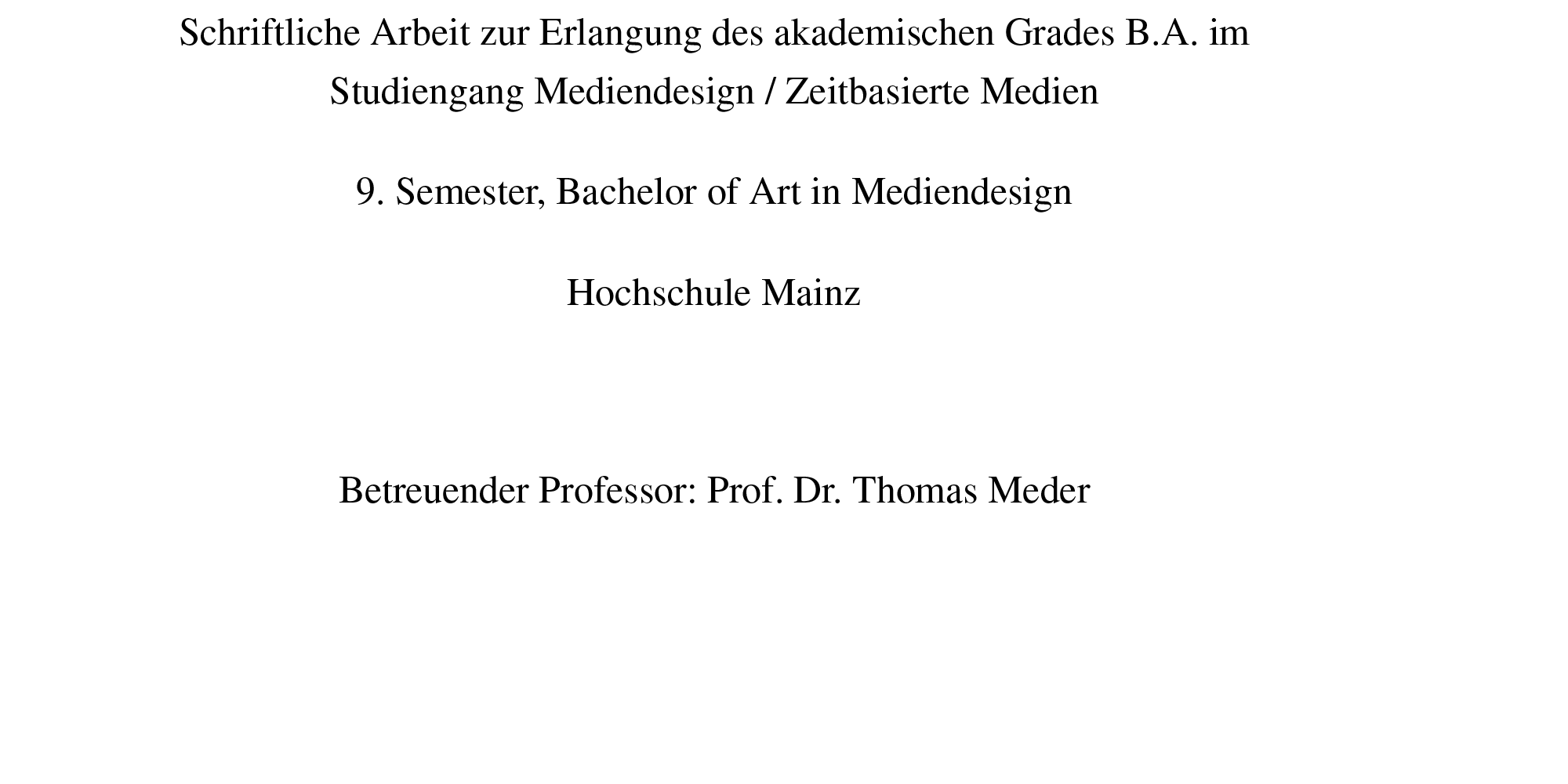 Seite aus der Bachelor-Thesis